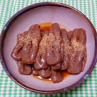 母のこんにゃく煮